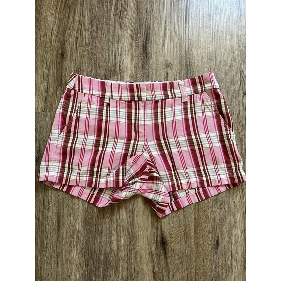 Women's J Crew  Plaid Shorts Size 4. - Picture 1 of 6